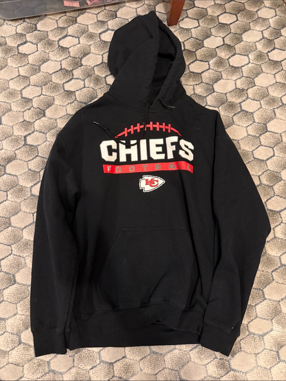 Kansas City Chiefs Black Pullover Hoodie